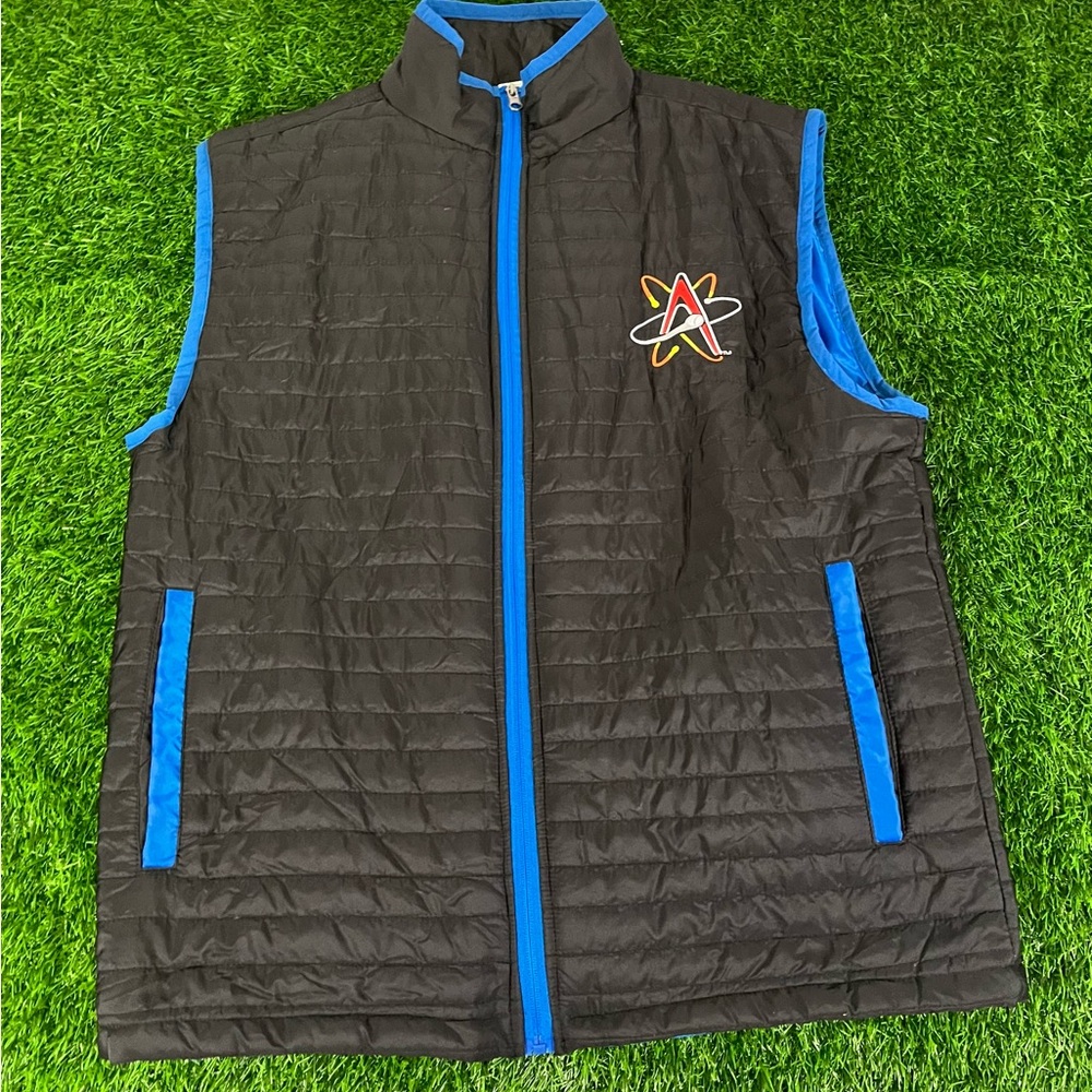 Albuqurque Isotopes SGA Outdoor Vest Black and Blue ActiveWear Unisex Adult XL